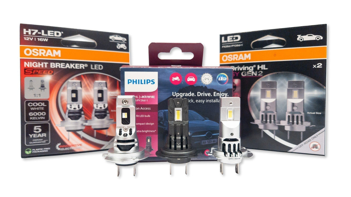 Best Plug & Play H7 LED Bulbs – Philips vs Osram