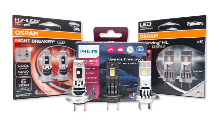 Best Plug & Play H7 LED Bulbs – Philips vs Osram