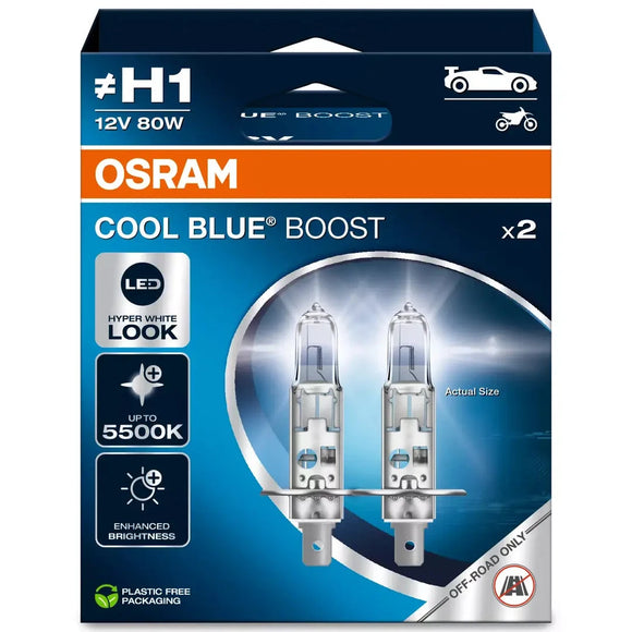 Osram 62150CBB LED look halogen bulbs 2 pack package