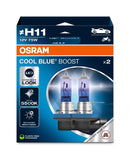 Osram Cool Blue Boost H11 weiße Halogenlampen im Xenon-Look | 62211CBB-HCB-2