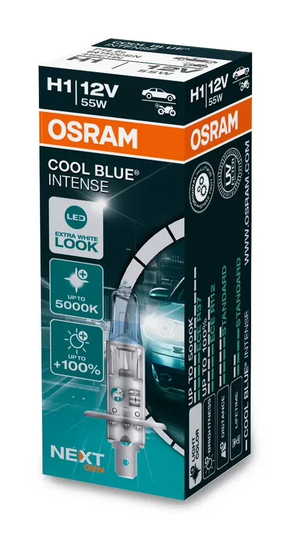 Osram Cool Blue Intense (NEXT GEN) | H1 64150CBN | halogeenlamp (per stuk)