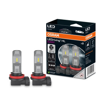 OSRAM Easy H11 LED bulbs for plug and play halogen replacement 2 bulbs eco package