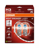Osram Night Breaker Laser H3 halogen upgrade bulbs | 64151NL-2HB | 2 pack-1