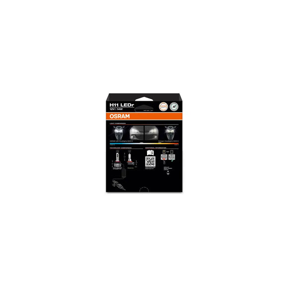 Osram NIGHT BREAKER H11 LED SMART ECE conversiekit - Straatlegaal - 64211DWNBSM-ECE-2HB - Paar
