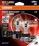 Osram NIGHT BREAKER H11 LED SMART ECE conversiekit - Straatlegaal - 64211DWNBSM-ECE-2HB - Paar-1