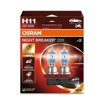 Osram Night Breaker 220 H11 Halogenlampen | 64211NB220-2HB | Duopack