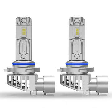 Osram easy installation 9005 9006 HB3 HB4 LED bulbs - 2 bulbs white background